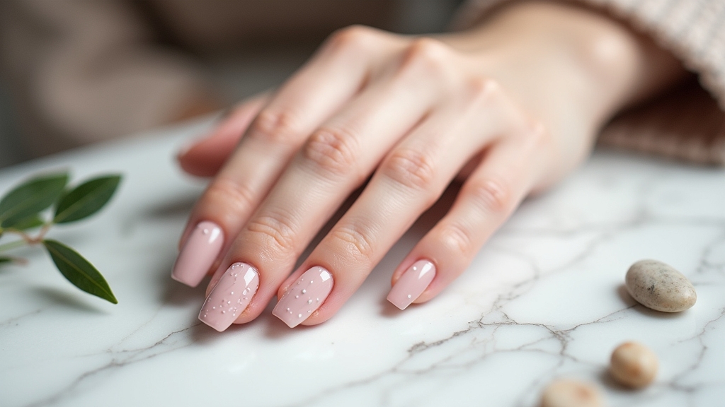 chic minimalist short nails