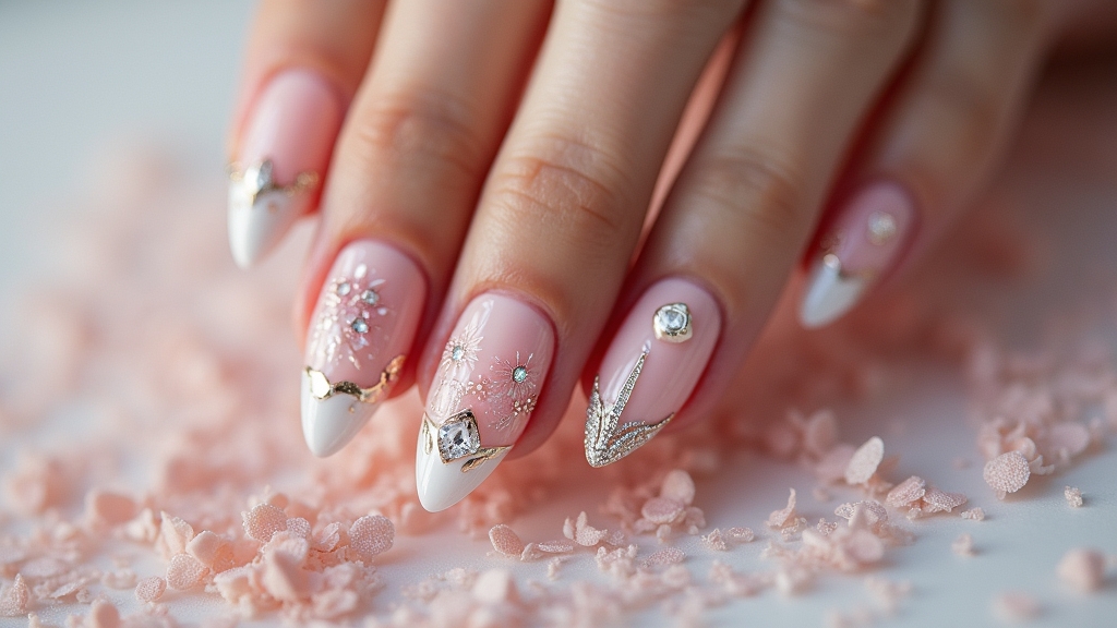 elegant almond nail designs